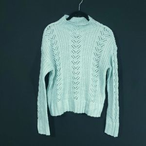 Lauren Conrad mint knitted sweater